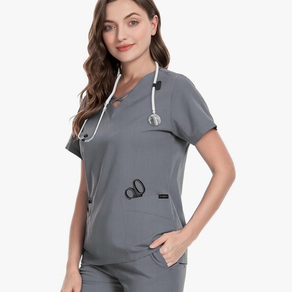 Gray Scrub Set - Picture 6 of 8